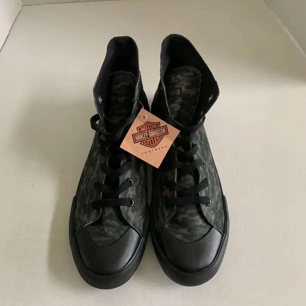 Harley Davidson Men's Size 8 Baxter High Top Camo Sneaker Shoes D93903 New